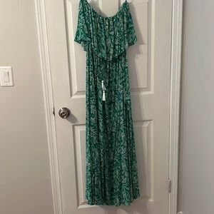 NWOT Pink Lily Green Maxi Dress